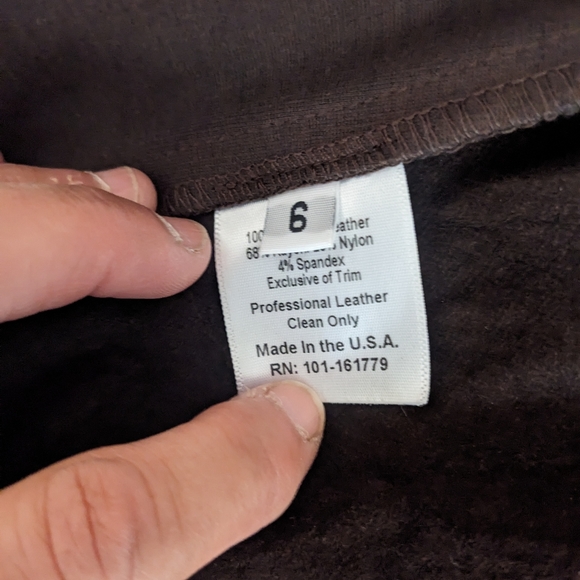 Avant garde Illia soft leather/fabric asymmetrical jacket - Picture 9 of 11